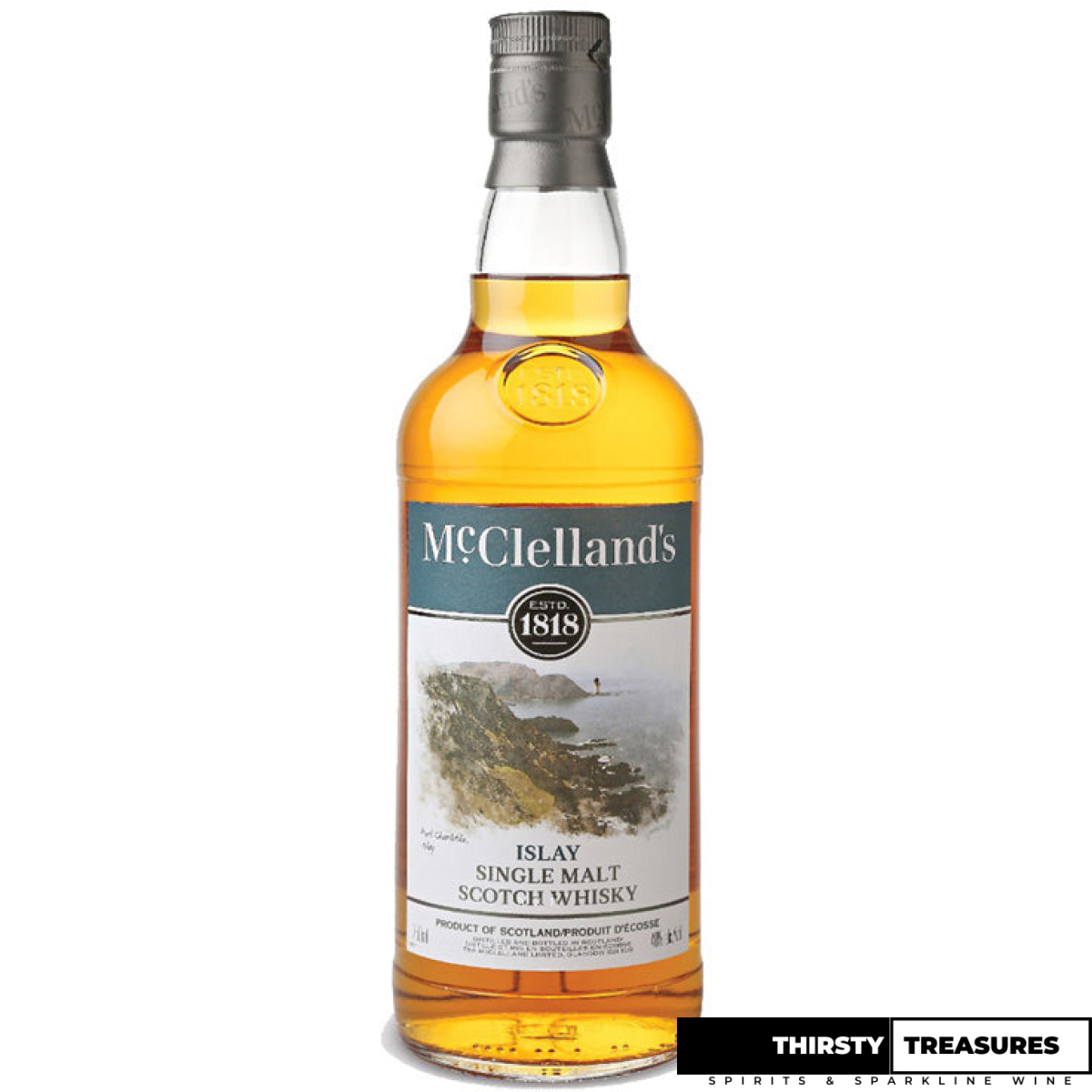 McClelland’s Islay Single Malt Scotch Whisky 750 ml – Thirsty Treasure